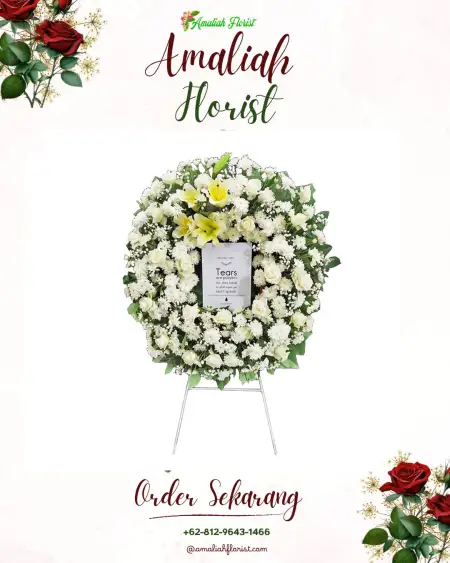 Krans Bunga Duka Tegal Selatan